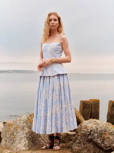 Markarian Soleil Floral Embroidered Midi Skirt | Thumbnail 6 Markarian Soleil Floral Embroidered Midi Skirt | Thumbnail 6
