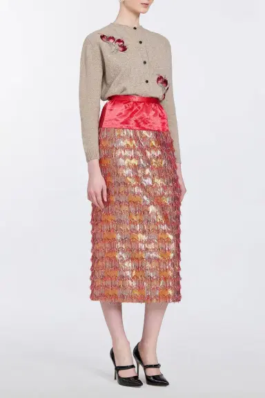 Markarian Theodora Pomegranate Knit Cardigan | Thumbnail 3 Markarian Theodora Pomegranate Knit Cardigan | Thumbnail 3