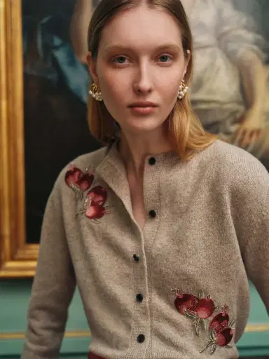 Markarian Theodora Pomegranate Knit Cardigan | Thumbnail 6 Markarian Theodora Pomegranate Knit Cardigan | Thumbnail 6