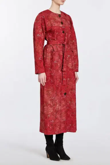 Markarian Tilda Brocade Rounded Sleeve Coat | Thumbnail 3 Markarian Tilda Brocade Rounded Sleeve Coat | Thumbnail 3