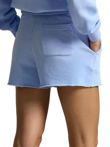 Polo Ralph Lauren Women's Lightweight Fleece Drawstring Shorts - Baby Blue | Thumbnail 4 Polo Ralph Lauren Women's Lightweight Fleece Drawstring Shorts - Baby Blue | Thumbnail 4