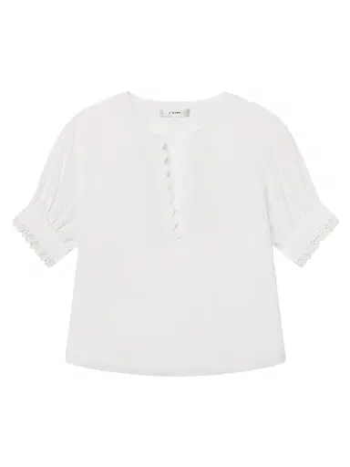 Frame Women's The Keepsake Cotton Top - White | Thumbnail 1 Frame Women's The Keepsake Cotton Top - White | Thumbnail 1