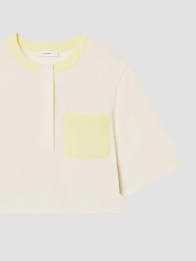 Frame Women's The Bodega Cotton T-Shirt - Lemon Multi - Size Large | Thumbnail 7 Frame Women's The Bodega Cotton T-Shirt - Lemon Multi - Size Large | Thumbnail 7