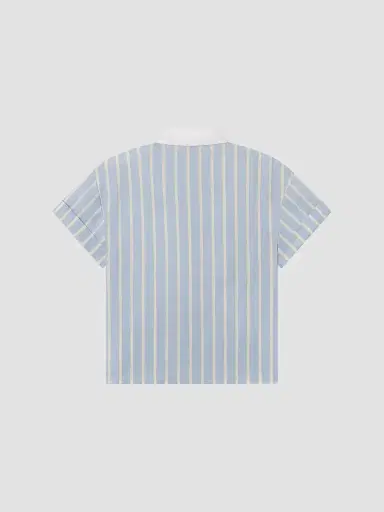 FRAME Women's The Linen Boardwalk Shirt - Chambray Blue Multi | Thumbnail 8 FRAME Women's The Linen Boardwalk Shirt - Chambray Blue Multi | Thumbnail 8