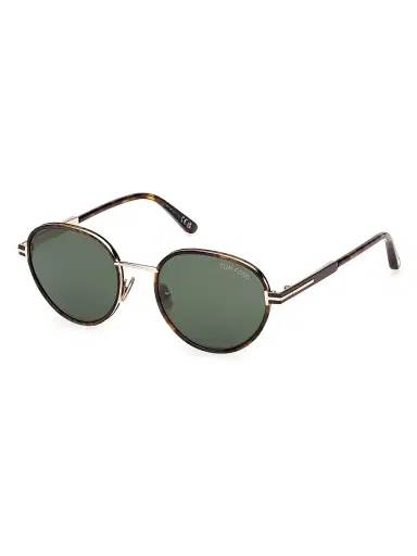 Tom Ford Women's Jet 51MM Round Sunglasses - Brown Green | Thumbnail 1 Tom Ford Women's Jet 51MM Round Sunglasses - Brown Green | Thumbnail 1