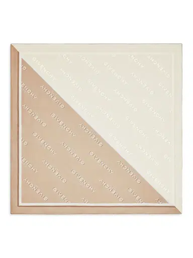 Givenchy Women's Shadow Bicolor Square Scarf in Silk | Thumbnail 1 Givenchy Women's Shadow Bicolor Square Scarf in Silk | Thumbnail 1