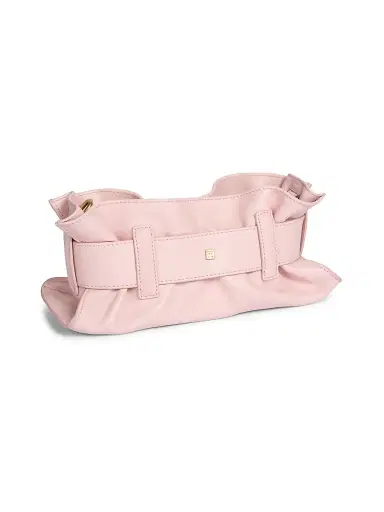 Balmain Women's Anthem Mini Leather Shoulder Bag - Rose Pale | Thumbnail 4 Balmain Women's Anthem Mini Leather Shoulder Bag - Rose Pale | Thumbnail 4