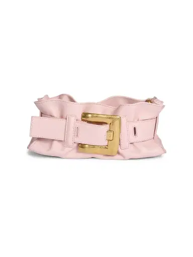 Balmain Women's Anthem Mini Leather Shoulder Bag - Rose Pale | Thumbnail 5 Balmain Women's Anthem Mini Leather Shoulder Bag - Rose Pale | Thumbnail 5