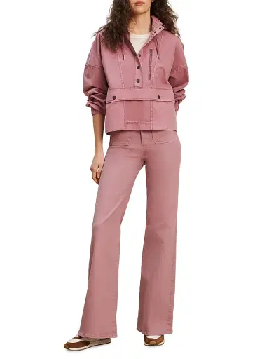 Veronica Beard Women's Joplin High-Rise Flare Wide-Leg Jeans - Orchid Haze - Size 32 | Thumbnail 2 Veronica Beard Women's Joplin High-Rise Flare Wide-Leg Jeans - Orchid Haze - Size 32 | Thumbnail 2