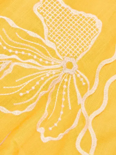 Johnny Was Women's Embroidered Cotton Tank Shift Dress - Spectra Yellow | Thumbnail 7 Johnny Was Women's Embroidered Cotton Tank Shift Dress - Spectra Yellow | Thumbnail 7