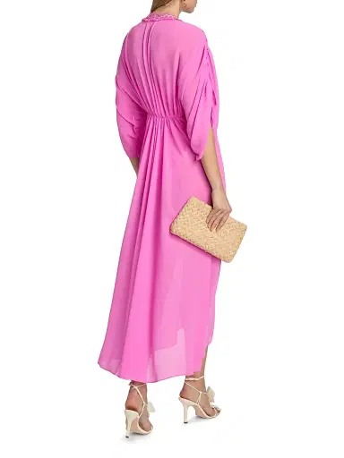 Ramy Brook Women's Riley Embroidered Maxi Dress - Radiant Pink | Thumbnail 4 Ramy Brook Women's Riley Embroidered Maxi Dress - Radiant Pink | Thumbnail 4