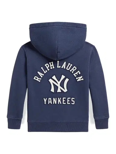 Polo Ralph Lauren Little Boy's & Boy's Yankees Fleece Hoodie - Dark Cobalt | Thumbnail 2 Polo Ralph Lauren Little Boy's & Boy's Yankees Fleece Hoodie - Dark Cobalt | Thumbnail 2