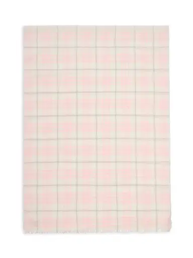 Burberry Women's Micro-Check Wool-Silk Scarf - Flora Pink | Thumbnail 2 Burberry Women's Micro-Check Wool-Silk Scarf - Flora Pink | Thumbnail 2