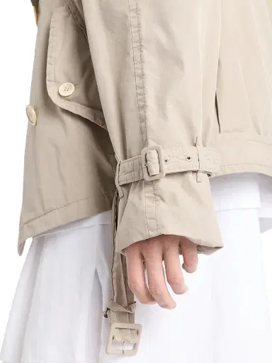 Prada Men's Technical Cotton Jacket - Beige | Thumbnail 5 Prada Men's Technical Cotton Jacket - Beige | Thumbnail 5