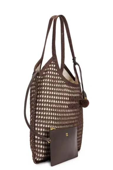 Miu Miu Rete Crochet Tote Bag | Thumbnail 4 Miu Miu Rete Crochet Tote Bag | Thumbnail 4