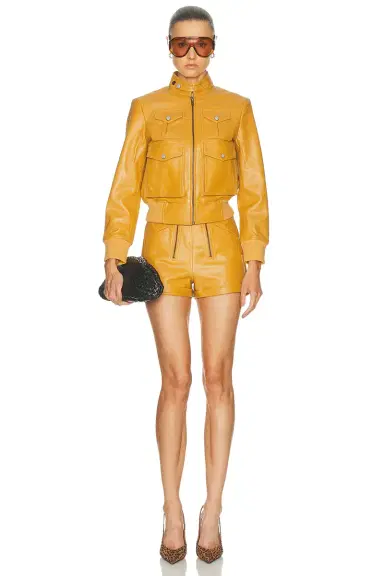 R13 Leather Biker Short | Thumbnail 5 R13 Leather Biker Short | Thumbnail 5