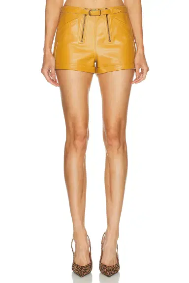 R13 Leather Biker Short | Thumbnail 1 R13 Leather Biker Short | Thumbnail 1