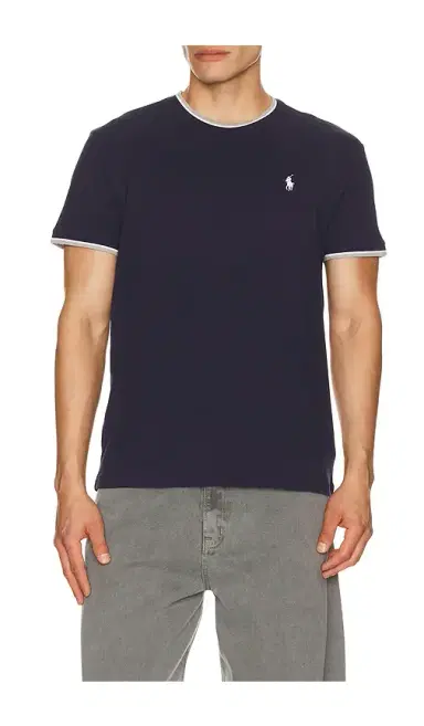 Polo Ralph Lauren Short Sleeve Stretch Mesh Crewneck Tee With Tipping Collar | Thumbnail 6 Polo Ralph Lauren Short Sleeve Stretch Mesh Crewneck Tee With Tipping Collar | Thumbnail 6