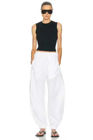 RÓHE Volume Crushed Cotton Trouser | Thumbnail 5 RÓHE Volume Crushed Cotton Trouser | Thumbnail 5