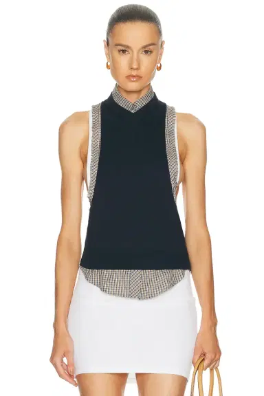 Versace Cut Out Tank Top | Thumbnail 1 Versace Cut Out Tank Top | Thumbnail 1