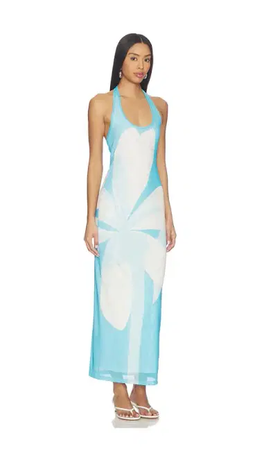 Kulani Kinis Mesh Halter Maxi Dress | Thumbnail 2 Kulani Kinis Mesh Halter Maxi Dress | Thumbnail 2