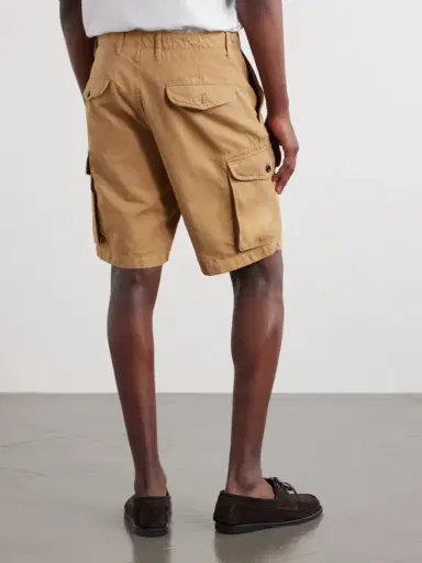 Slowear Straight-Leg Cotton and Linen-Blend Shorts - Men | Thumbnail 4 Slowear Straight-Leg Cotton and Linen-Blend Shorts - Men | Thumbnail 4