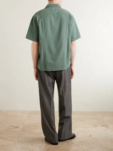 Corridor Convertible-Collar Cotton-Hopsack Shirt - Men | Thumbnail 4 Corridor Convertible-Collar Cotton-Hopsack Shirt - Men | Thumbnail 4