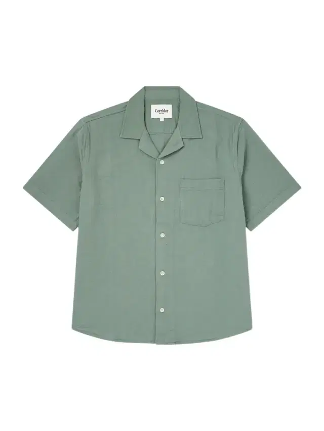 Convertible-Collar Cotton-Hopsack Shirt - Men Convertible-Collar Cotton-Hopsack Shirt - Men