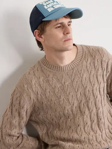 KAPITAL Denim Repair Service Fleece-Trimmed Printed Scuba Trucker Cap - Men | Thumbnail 2 KAPITAL Denim Repair Service Fleece-Trimmed Printed Scuba Trucker Cap - Men | Thumbnail 2