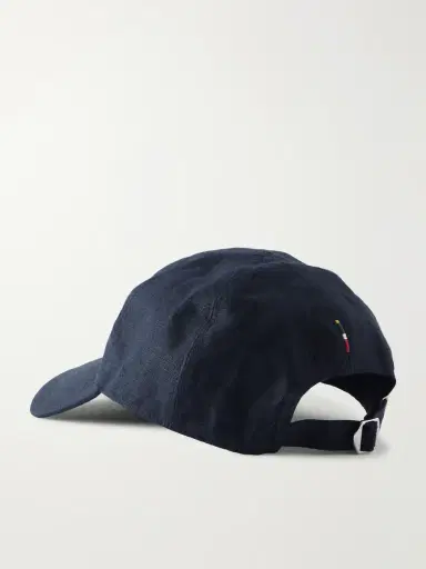 Orlebar Brown Barney Logo-Embroidered Linen-Twill Baseball Cap - Men | Thumbnail 4 Orlebar Brown Barney Logo-Embroidered Linen-Twill Baseball Cap - Men | Thumbnail 4
