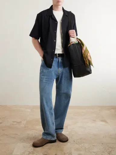Corridor Convertible-Collar Cotton-Hopsack Shirt - Men | Thumbnail 2 Corridor Convertible-Collar Cotton-Hopsack Shirt - Men | Thumbnail 2