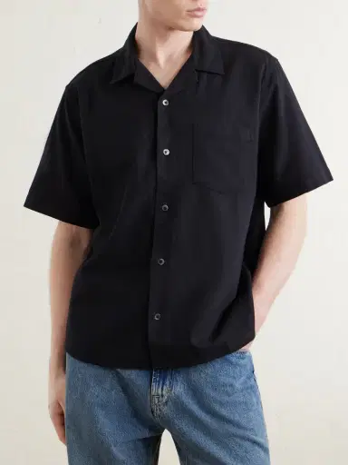 Corridor Convertible-Collar Cotton-Hopsack Shirt - Men | Thumbnail 3 Corridor Convertible-Collar Cotton-Hopsack Shirt - Men | Thumbnail 3