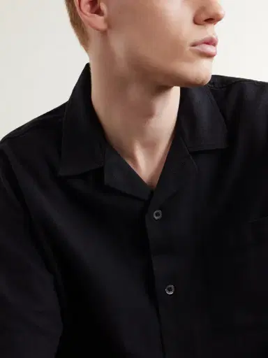 Corridor Convertible-Collar Cotton-Hopsack Shirt - Men | Thumbnail 5 Corridor Convertible-Collar Cotton-Hopsack Shirt - Men | Thumbnail 5
