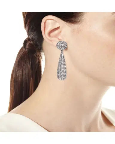 Kenneth Jay Lane Crystal Teardrop Earrings | Thumbnail 3 Kenneth Jay Lane Crystal Teardrop Earrings | Thumbnail 3