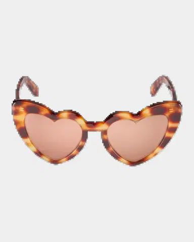 Saint Laurent LouLou 54MM Heart Acetate Sunglasses | Thumbnail 2 Saint Laurent LouLou 54MM Heart Acetate Sunglasses | Thumbnail 2
