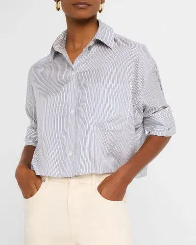 TWP Next Ex Striped Button-Front Shirt | Thumbnail 5 TWP Next Ex Striped Button-Front Shirt | Thumbnail 5