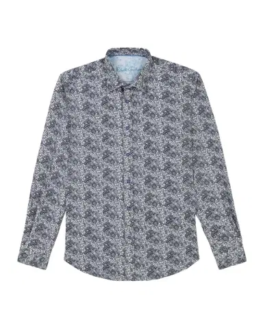 Robert Graham Men's Fitzgerald Micro-Paisley Woven Sport Shirt | Thumbnail 1 Robert Graham Men's Fitzgerald Micro-Paisley Woven Sport Shirt | Thumbnail 1