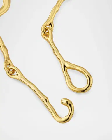 Alexis Bittar Solanes Gold Crystal Intertwined Necklace | Thumbnail 3 Alexis Bittar Solanes Gold Crystal Intertwined Necklace | Thumbnail 3