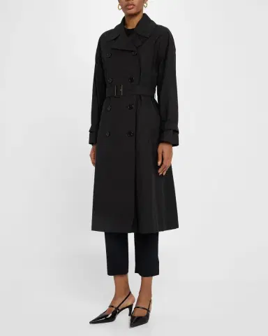 Max Mara Fiorito Belted Double-Breasted Trench Coat | Thumbnail 2 Max Mara Fiorito Belted Double-Breasted Trench Coat | Thumbnail 2