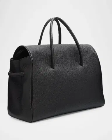 Jacquemus Men's Le Cabas Turismo Tote Bag in Grained Leather | Thumbnail 3 Jacquemus Men's Le Cabas Turismo Tote Bag in Grained Leather | Thumbnail 3