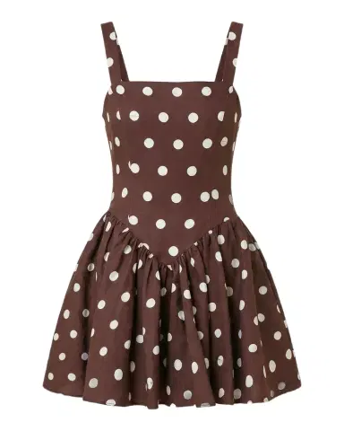 NICHOLAS Vittoria Polka Dot Flounce Mini Dress | Thumbnail 1 NICHOLAS Vittoria Polka Dot Flounce Mini Dress | Thumbnail 1