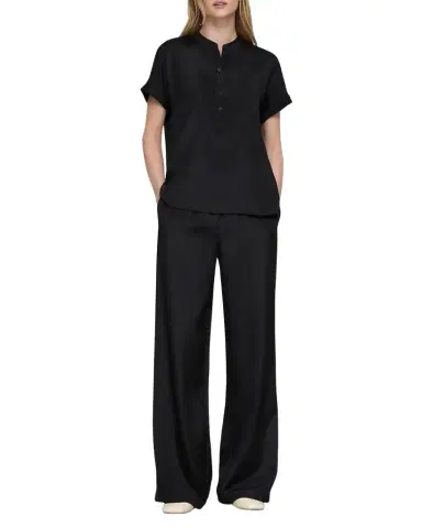 Lafayette 148 New York Penn Straight-Leg Silk Georgette Pants | Thumbnail 1 Lafayette 148 New York Penn Straight-Leg Silk Georgette Pants | Thumbnail 1