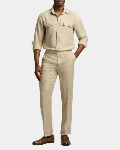 Ralph Lauren Purple Label Silk-Linen Shirt | Thumbnail 2 Ralph Lauren Purple Label Silk-Linen Shirt | Thumbnail 2