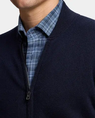 Ralph Lauren Purple Label Men's Cashmere Full-Zip Sweater | Thumbnail 7 Ralph Lauren Purple Label Men's Cashmere Full-Zip Sweater | Thumbnail 7