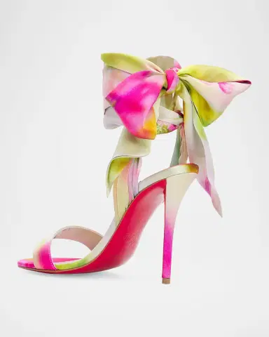 Christian Louboutin 100mm Miss Z Tie-Dye Satin Ankle-Wrap Sandals | Thumbnail 3 Christian Louboutin 100mm Miss Z Tie-Dye Satin Ankle-Wrap Sandals | Thumbnail 3