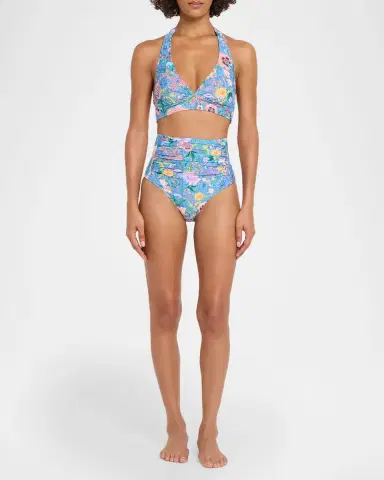 Johnny Was Lilliana Halter Bikini Top | Thumbnail 2 Johnny Was Lilliana Halter Bikini Top | Thumbnail 2