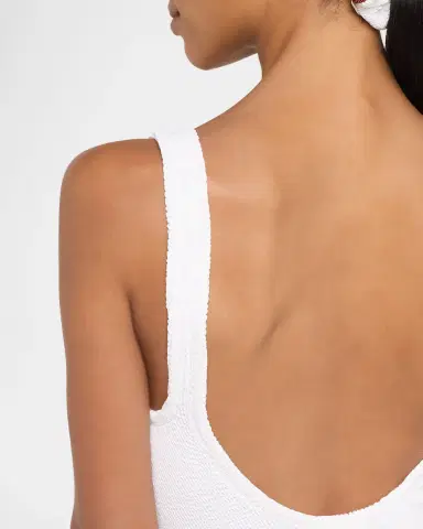 Burberry x Hunza G Domino Check Ring One-Piece Swimsuit | Thumbnail 4 Burberry x Hunza G Domino Check Ring One-Piece Swimsuit | Thumbnail 4