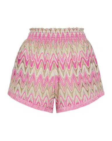 Ramy Brook Analisa Zig-Zag Knit Shorts | Thumbnail 1 Ramy Brook Analisa Zig-Zag Knit Shorts | Thumbnail 1