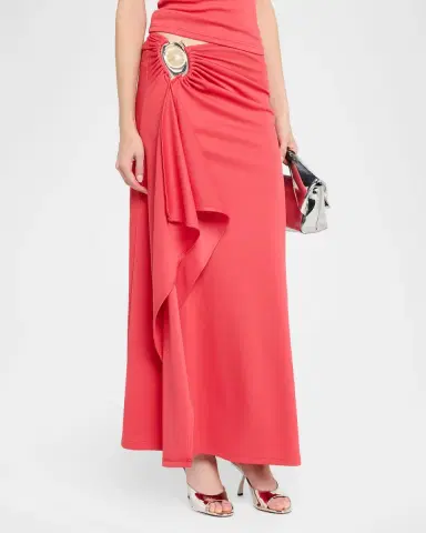 Christopher Esber Orica Asymmetric Embellished Maxi Skirt | Thumbnail 3 Christopher Esber Orica Asymmetric Embellished Maxi Skirt | Thumbnail 3