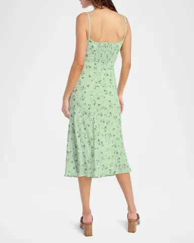 Favorite Daughter The One That Got Away Floral Midi Dress | Thumbnail 3 Favorite Daughter The One That Got Away Floral Midi Dress | Thumbnail 3